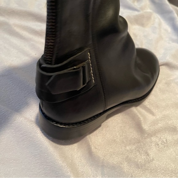 Ralph Lauren Collection made in Italy mid calf leather equestrian like boots, 7B - Picture 7 of 13